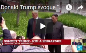 Donald Trump évoque "beaucoup de progrès" avec Kim Jong-un