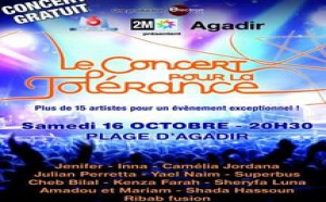 6ème édition du Concert pour la tolérance à Agadir : La capitale du Souss à nouveau en scène