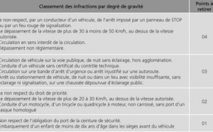 Permis à points