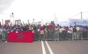 Devant la frontière maroco-algérienne d'Oujda-Zouj Bghal :  Forte mobilisation de solidarité avec Mustapha Salma
