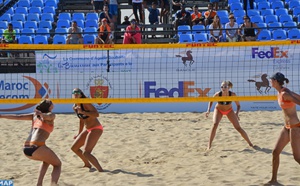 Agadir à l’heure  du World tour de beach-volley