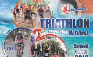 Sadik Mehdi et Rahmani Oumaima vainqueurs de la 2ème  étape du GP national du triathlon