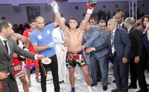 Zakaria Tijarti vainqueur du 4ème GP S.M le Roi Mohammed VI de kickboxing