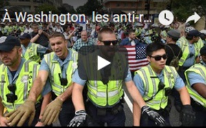 À Washington, les anti-racistes en masse face à une poignée de néonazis