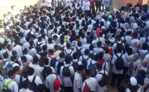Les élèves du lycée Bir Anzarane  de Tahannaout fêtent leurs professeurs