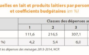 Situation et principales tendances de la filière laitière