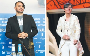 Hicham Lasri et Narjiss Nejjar au Festival du film de Berlin
