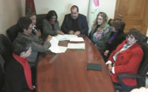 Driss Lachguar reçoit Khadija Rebbah