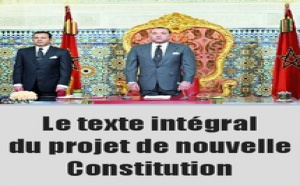 Le texte intégral du projet de nouvelle Constitution
