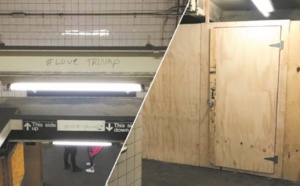 Insolite : Graffeur pro-Trump