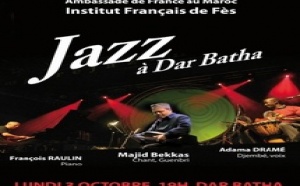 Pour un concert métissé inédit à Dar Batha : François Raulin, Adama Dramé et Majid Bekass sur scène à Fès