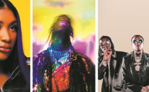 Aya Nakamura, Travis Scott, et le groupe Migos à l'affiche de la scène OLM Souissi