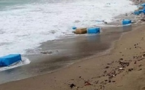 Trois tonnes de cocaïne retrouvées sur la plage de Sidi Rahal