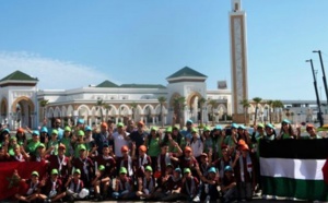 Des enfants maqdessis visitent des sites touristiques à Tanger