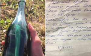 Insolite : Bouteille à la mer
