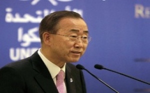 Conflit israélo-arabe : Ban Ki-moon veut instaurer une paix durable