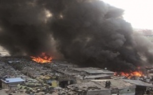 Dix baraques détruites à Hay Hassani : Incendie à souk Dallas