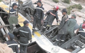 Le bilan du renversement d'un autocar dans la province d’Errachidia s’alourdit