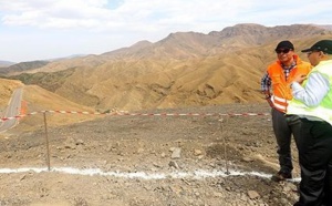 Les travaux d'aménagement de la RN9 reliant Marrakech à Ouarzazate ont atteint 40%