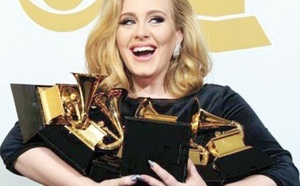 La cérémonie a été marquée par le souvenir de Whitney Houston : La Britannique Adele triomphe aux Grammy Awards