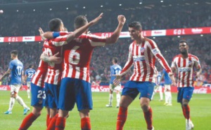 Liga : L'Atlético rejoint le Barça en pole position