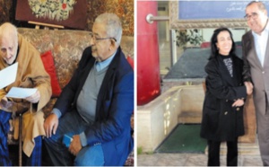 Le Premier secrétaire rend visite à Mohamed Lahbabi et reçoit la veuve de Fqih Basri