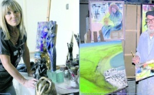 Exposition de peinture et sculpture à Agadir  : Un hommage de Chantal Tronquit Ballester et Abdallah Aourik à leur ville natale