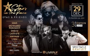 Maître Gims et ses amis font vibrer la Place Jemaa El Fna