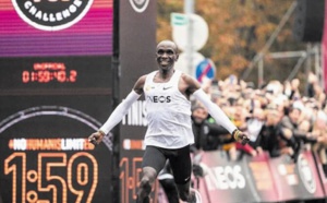 Spécial fin d'année : Kipchoge brise le mythe des 2h