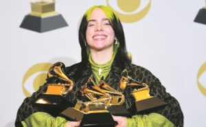 Grand chelem pour la jeune Billie Eilish aux Grammy Awards