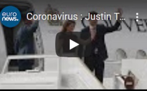 Coronavirus : Justin Trudeau se place à l'isolement, son épouse contaminée