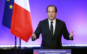 Zone Euro: Hollande traverse la Manche pour aborder la coopération et les divergences