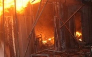  Incendie du souk de Chtaiba à Settat,