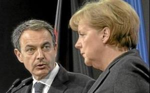 Merkel à Madrid : Sortir l’Espagne de sa crise