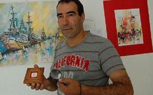 Une exposition de l’artiste Noureddine Akharroub : La "Plus petite toile au monde"  présentée à Agadir