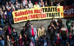 La gauche manifeste contre la gauche en France : Des milliers de manifestants à Paris contre l'Europe de "l'austérité"