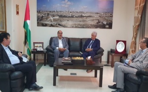 ​Visite de soutien et de solidarité du Premier secrétaire à l’Ambassadeur de Palestine à Rabat