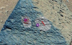 La première roche analysée par le robot Curiosity est inhabituelle sur Mars