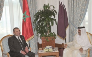 Entretiens à Doha entre S.M le Roi et l'Emir de Qatar