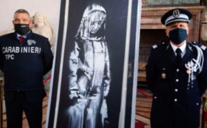 ​Du Bataclan  à l’Italie,  l’enquête  qui a mené  les policiers  au Banksy volé