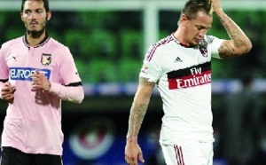 Calcio : Milan force le nul à Palerme