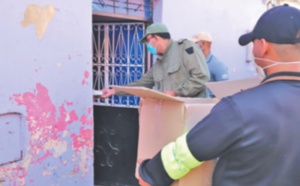 ​Campagnes de distribution des masques de protection à Benguérir et Sidi Allal Tazi