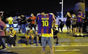​Les Barcelonais assommés par l'annonce du départ de Messi