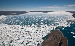 La fonte des glaces polaires liée à la montée des océans