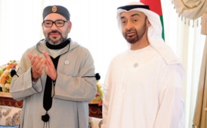 Entretien téléphonique entre S.M le Roi et Cheikh Mohammed Bin Zayed Al-Nahyane