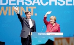 Le parti de Merkel au plus haut dans les sondages