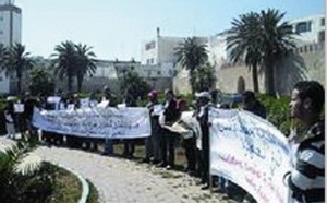 Les fonctionnaires protestent contre Al Omrane à Essaouira