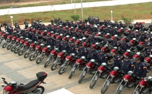 Remise à la DGSN de 120 motos d'intervention rapide