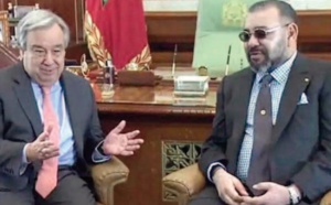 S.M le Roi s'entretient par téléphone avec le Secrétaire général de l'ONU