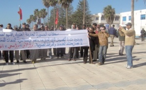 Les habitants d’Essaouira Al Jadida battent le pavé